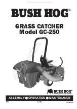 Bush Hog GC-250 Assembly Operation Maintenance Manual preview