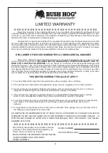 Preview for 4 page of Bush Hog GC-250 Assembly Operation Maintenance Manual