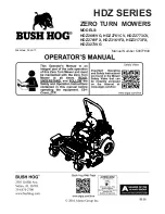 Bush Hog HDC2361FX Operator'S Manual preview