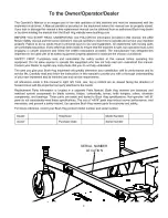 Preview for 5 page of Bush Hog HDTH7 Operator'S Manual