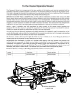 Preview for 5 page of Bush Hog HDTH8 Operator'S Manual