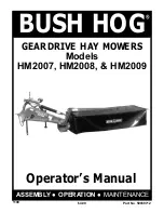 Preview for 1 page of Bush Hog HM2007 Operator'S Manual