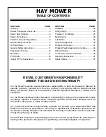 Preview for 3 page of Bush Hog HM2007 Operator'S Manual