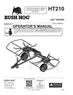 Preview for 1 page of Bush Hog HT210 Operator'S Manual