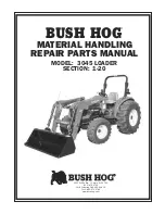 Bush Hog LOADER 3045 Repair Parts Manual preview