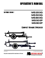 Bush Hog MS250G Operator'S Manual предпросмотр