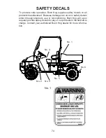 Предварительный просмотр 76 страницы Bush Hog Off Road Utility Vehicle 4430 Operator'S Manual