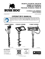 Предварительный просмотр 1 страницы Bush Hog PHDF20-2 Operator'S Manual