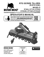 Bush Hog RT60G Operating Manual preview