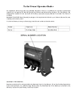 Preview for 2 page of Bush Hog RTX85G Operator'S Manual
