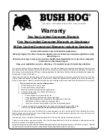 Предварительный просмотр 4 страницы Bush Hog SBLM66 Operator'S Manual