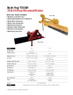 Preview for 1 page of Bush Hog TOUGH 70 Specifications