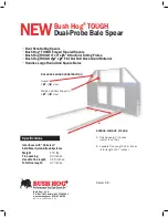 Preview for 2 page of Bush Hog Tough Dual-Probe Bale Spear Brochure