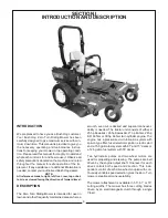 Предварительный просмотр 11 страницы Bush Hog Zero Turn Professional Series Operator'S Manual