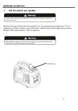 Предварительный просмотр 8 страницы Bush Power G2000i Manual