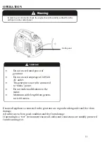 Предварительный просмотр 11 страницы Bush Power G2000i Manual