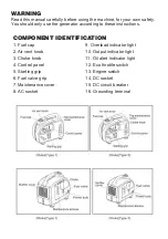 Preview for 5 page of Bush Power G2000X Operating Instructions Manual