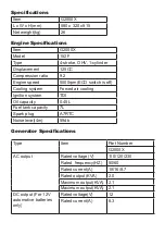 Preview for 36 page of Bush Power G2000X Operating Instructions Manual