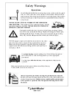 Предварительный просмотр 8 страницы Bush-whacker T-121 Operator'S Manual And Partsbook