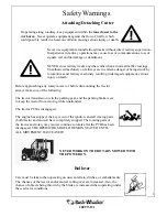 Предварительный просмотр 9 страницы Bush-whacker T-121 Operator'S Manual And Partsbook