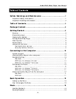 Preview for 4 page of Bush 08MP08 User Manual