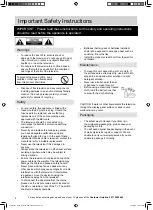 Предварительный просмотр 3 страницы Bush 211F User Manual