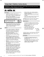 Preview for 2 page of Bush 22/207F User Manual