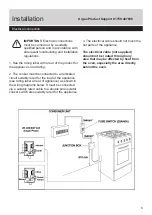 Предварительный просмотр 10 страницы Bush 2443940 Installation & User'S Instructions