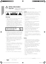 Preview for 4 page of Bush 40/133F User Manual