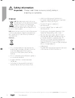 Preview for 6 page of Bush 55/148F User Manual