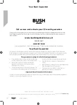 Предварительный просмотр 42 страницы Bush 9381689 Instruction Manual