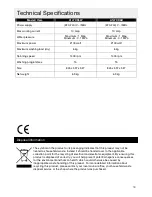 Предварительный просмотр 19 страницы Bush A147CR6B Installation & User'S Instructions