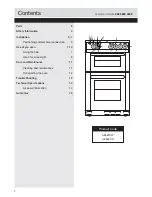 Preview for 2 page of Bush AE56TCS Operating & Installation Instructions Manual