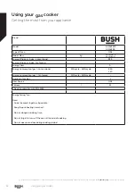 Preview for 34 page of Bush AG56SBX Instruction Manual