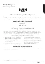 Preview for 45 page of Bush AG56SBX Instruction Manual