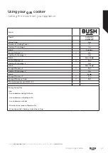 Предварительный просмотр 35 страницы Bush AG56TBX Instruction Manual