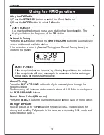 Предварительный просмотр 14 страницы Bush BCR26DABIP Instruction Manual