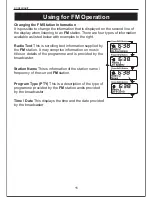 Предварительный просмотр 15 страницы Bush BCR26DABIP Instruction Manual