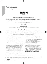 Предварительный просмотр 56 страницы Bush BD-1728 Instruction Manual