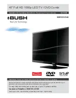 Bush BMKDVD40 Installation & Operating Instructions Manual предпросмотр