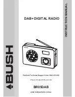 Preview for 1 page of Bush BR05DAB Instruction Manual