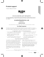 Предварительный просмотр 29 страницы Bush BT-751 Instruction Manual