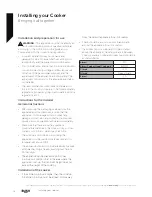 Preview for 16 page of Bush BT60ELB Instruction Manual