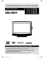 Предварительный просмотр 1 страницы Bush BTVD91186B Installation & Operating Instructions Manual