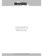 Предварительный просмотр 1 страницы Bush C-300RIB Owner'S Manual