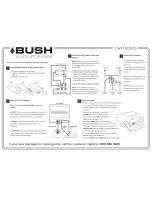 Preview for 1 page of Bush CHT101DVD Quick Setup Manual