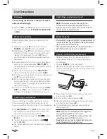 Предварительный просмотр 8 страницы Bush CMC1112BT Instruction Manual