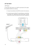 Предварительный просмотр 12 страницы Bush DFTA47HDR Quick Start Manual