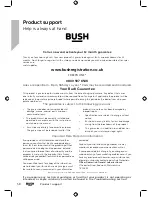 Preview for 58 page of Bush ESI01U Instruction Manual