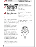 Предварительный просмотр 7 страницы Bush F841QB Installation & User'S Instructions